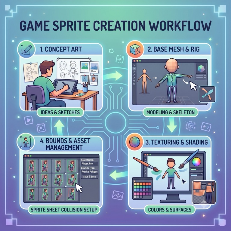 Sprite generation workflow